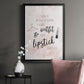 Outfit and Lipstick - Modern Framed Canvas Print