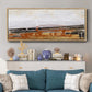 Bridges Ochre III - Floater Framed Canvas Print