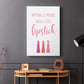 Little Lipstick - Canvas Art Print