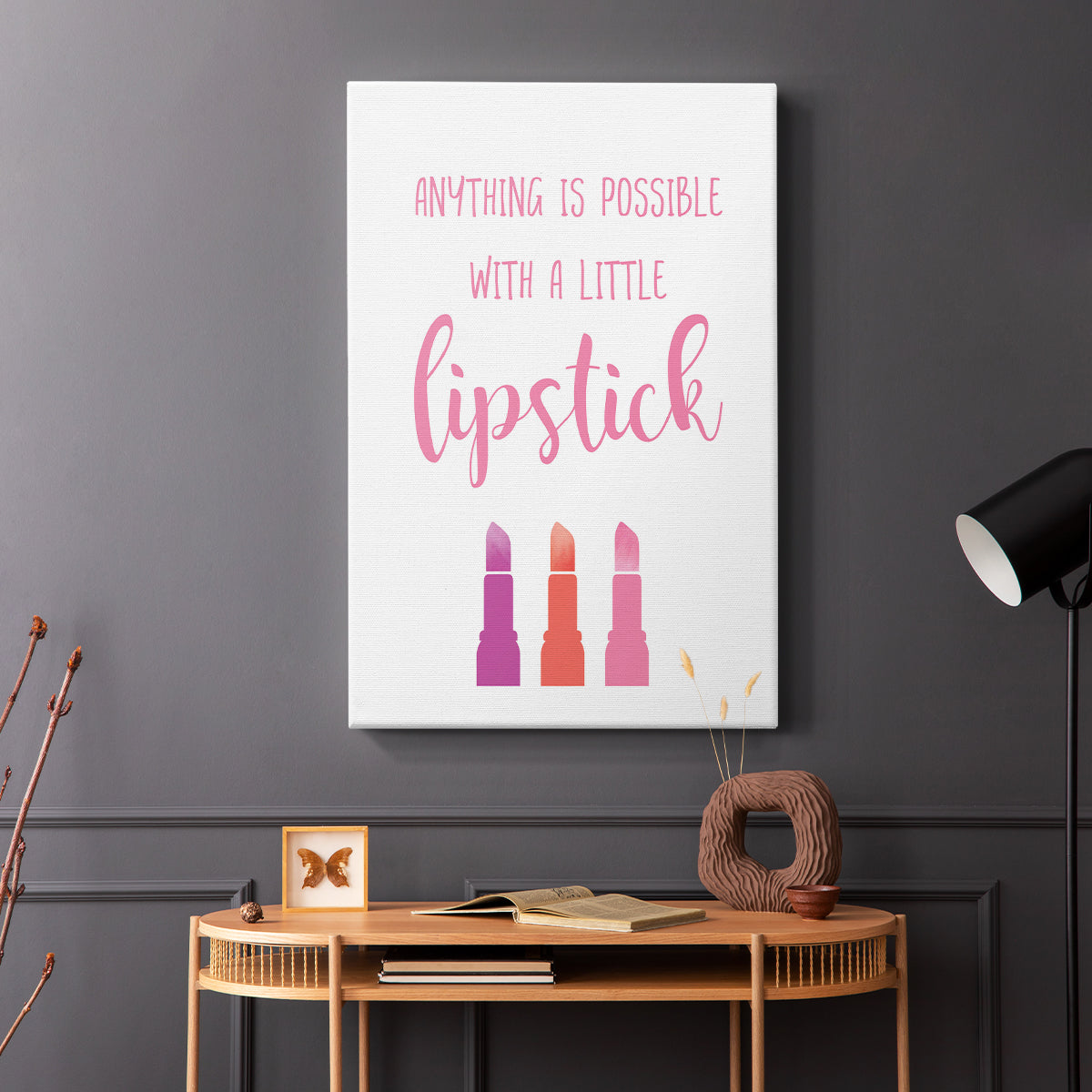Little Lipstick - Canvas Art Print