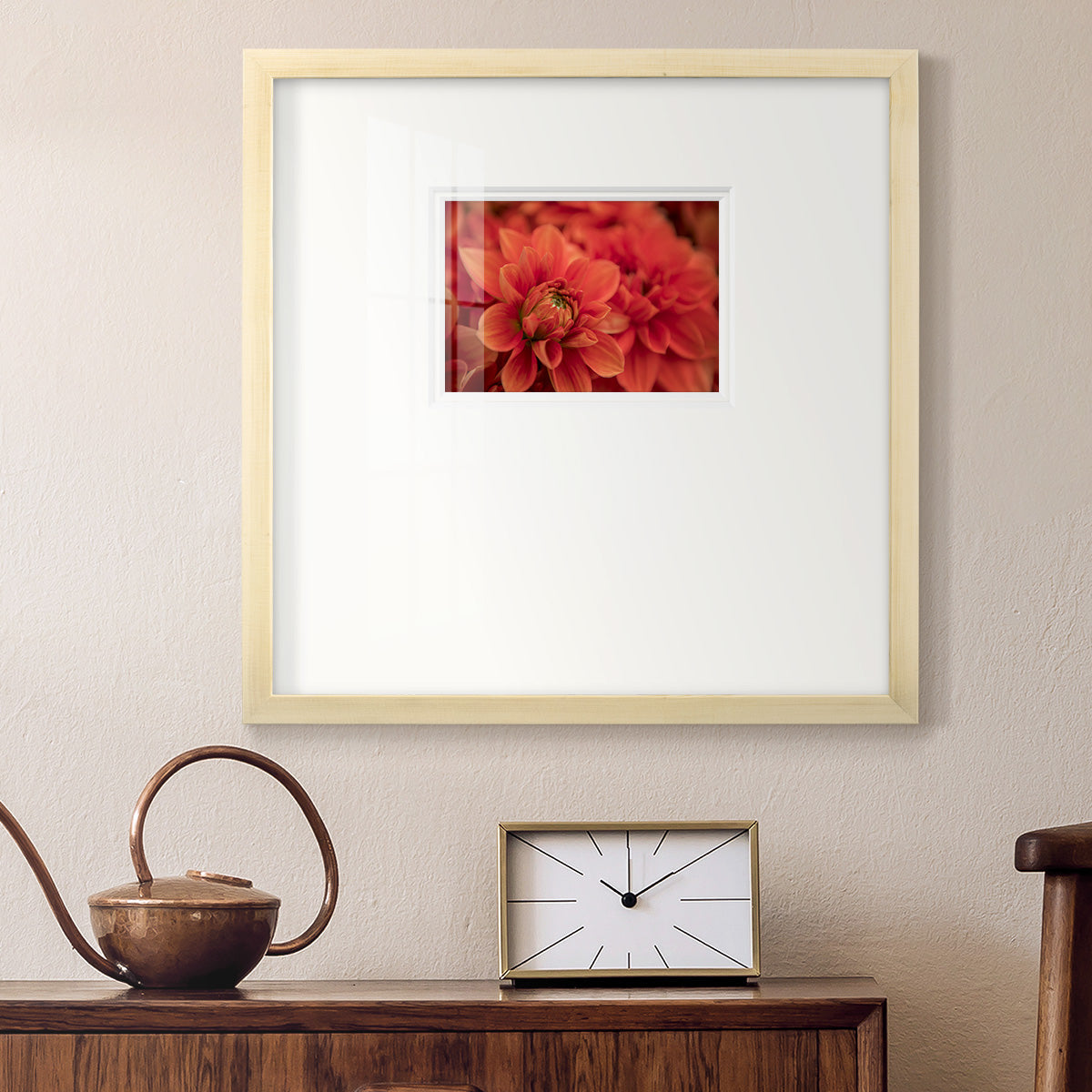 Spring Fire- Premium Framed Print Double Matboard