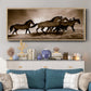 Wild Horses - Floater Framed Canvas Print
