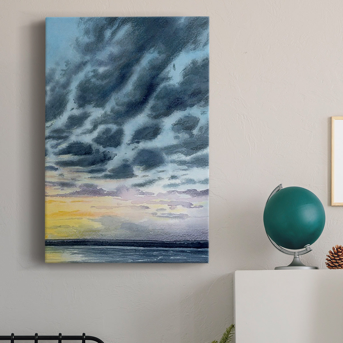 Anastasia Island Sunset II Premium Gallery Wrapped Canvas - Ready to Hang