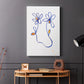 Wobbly Blooms IV - Canvas Art Print