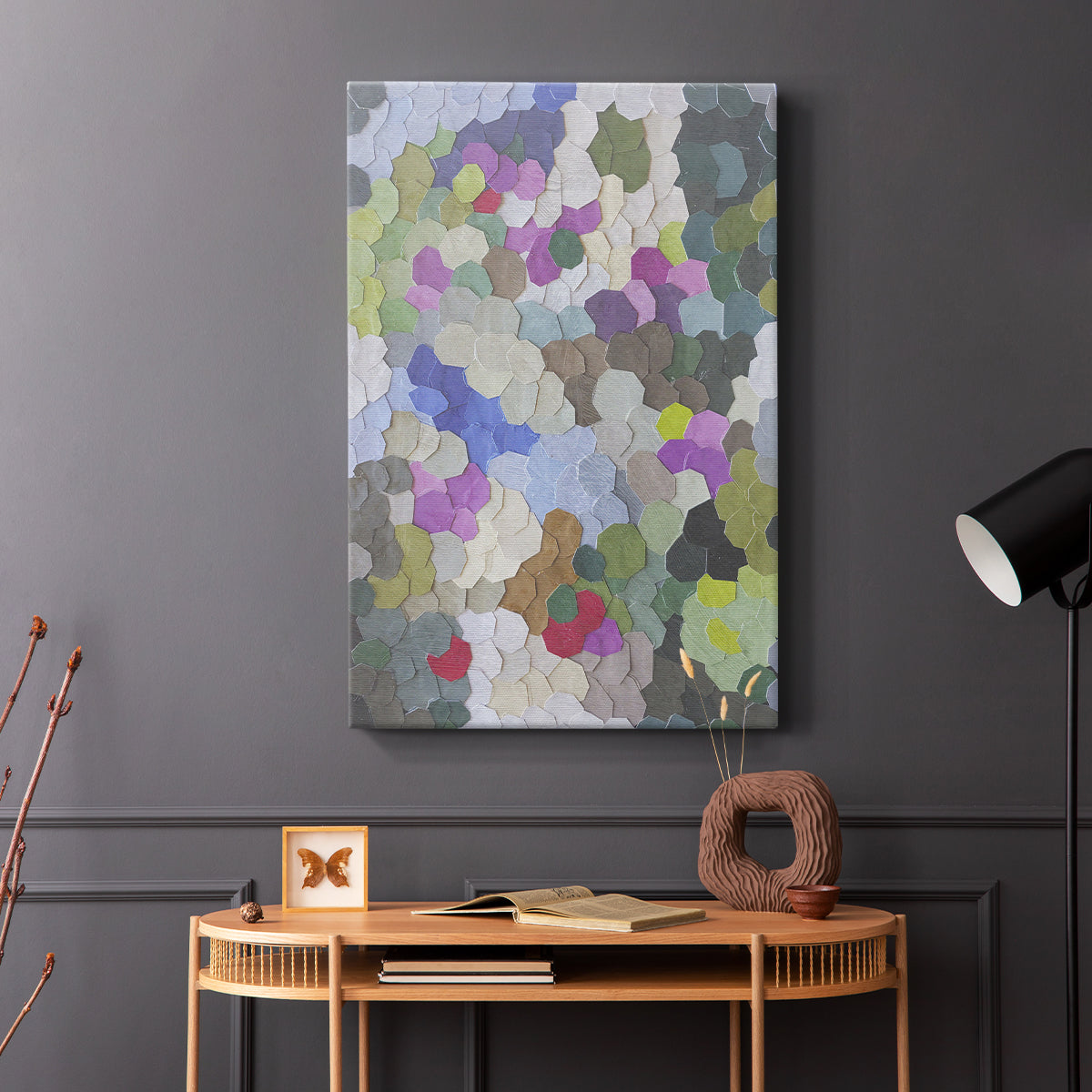Monaco Hill Garden - Canvas Art Print