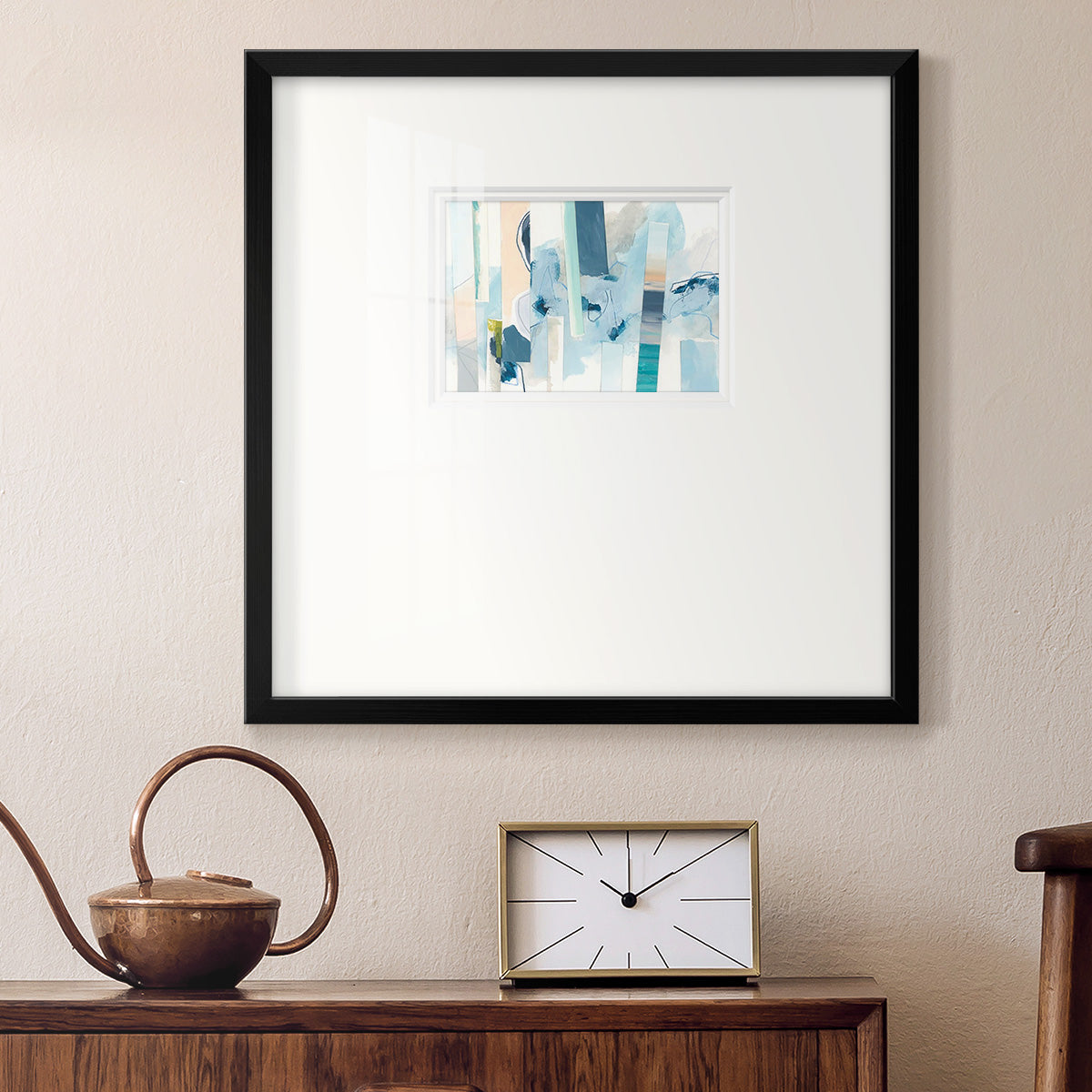 Liquid Strata II Premium Framed Print Double Matboard