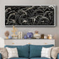 Linear Movement I - Floater Framed Canvas Print