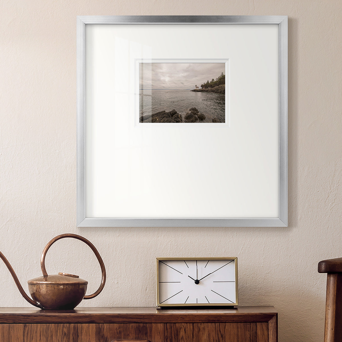 Solitary- Premium Framed Print Double Matboard