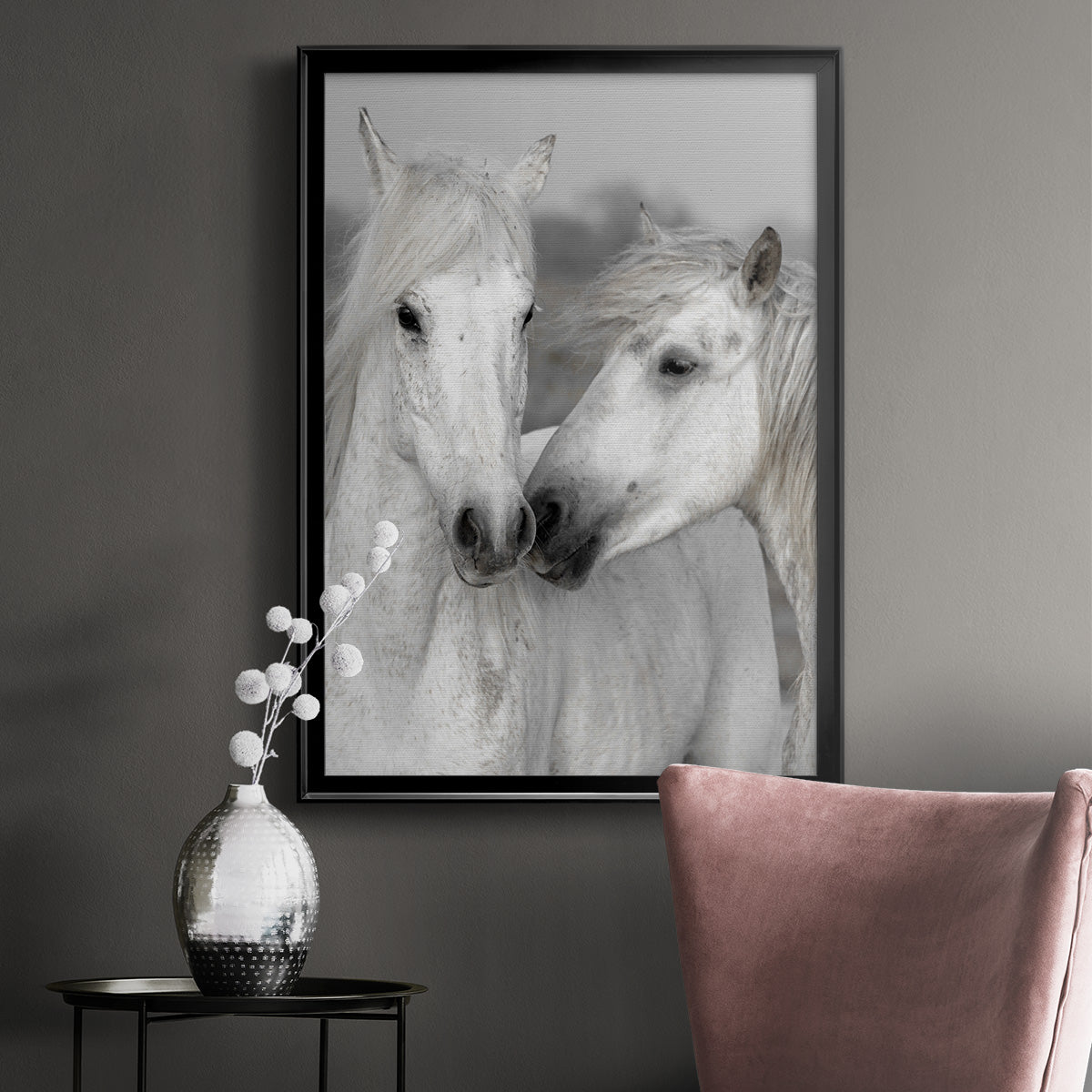 Affection I - Modern Framed Canvas Print