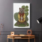 Hot Chocolate Bear - Canvas Art Print
