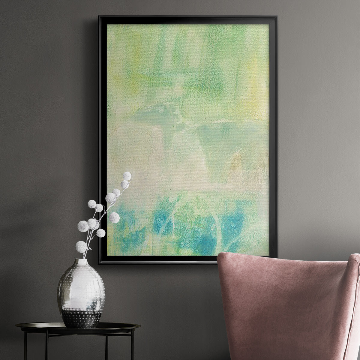Serus I - Modern Framed Canvas Print