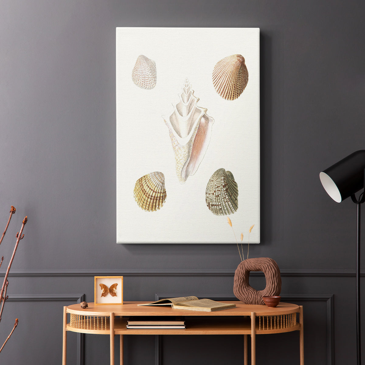 Pastel Knorr Shells IX - Canvas Art Print