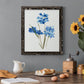 Blue Blossom Botanical I - Premium Canvas Framed in Barnwood - Ready to Hang