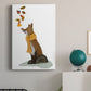 Fox Leaves on Nose - Canvas Art Print