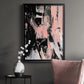 Black & Blush II - Modern Framed Canvas Print