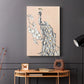 Peacock in Gold II - Canvas Art Print