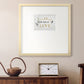 Small Things Gold Premium Framed Print Double Matboard