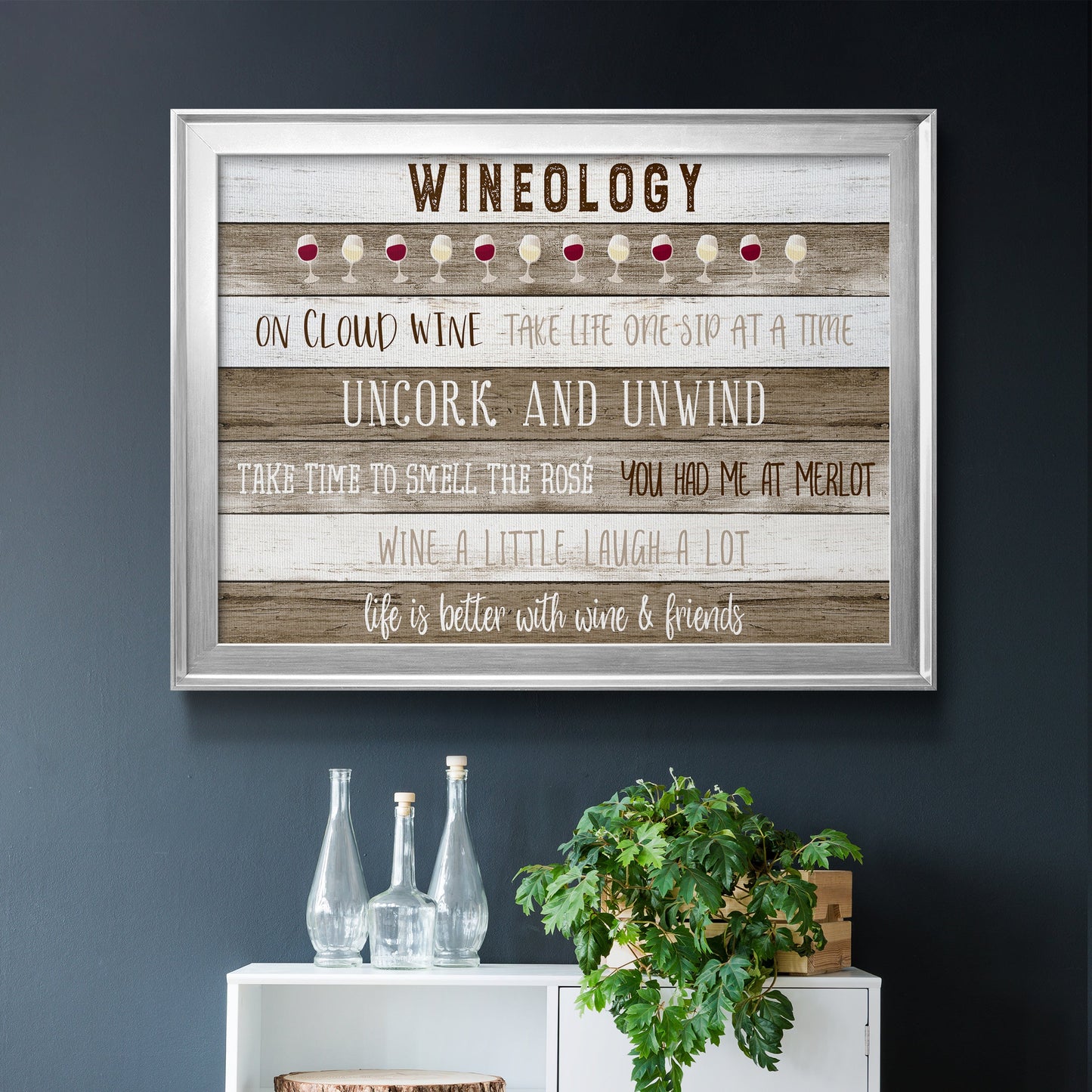 Wineology Premium Classic Framed Canvas - Ready to Hang