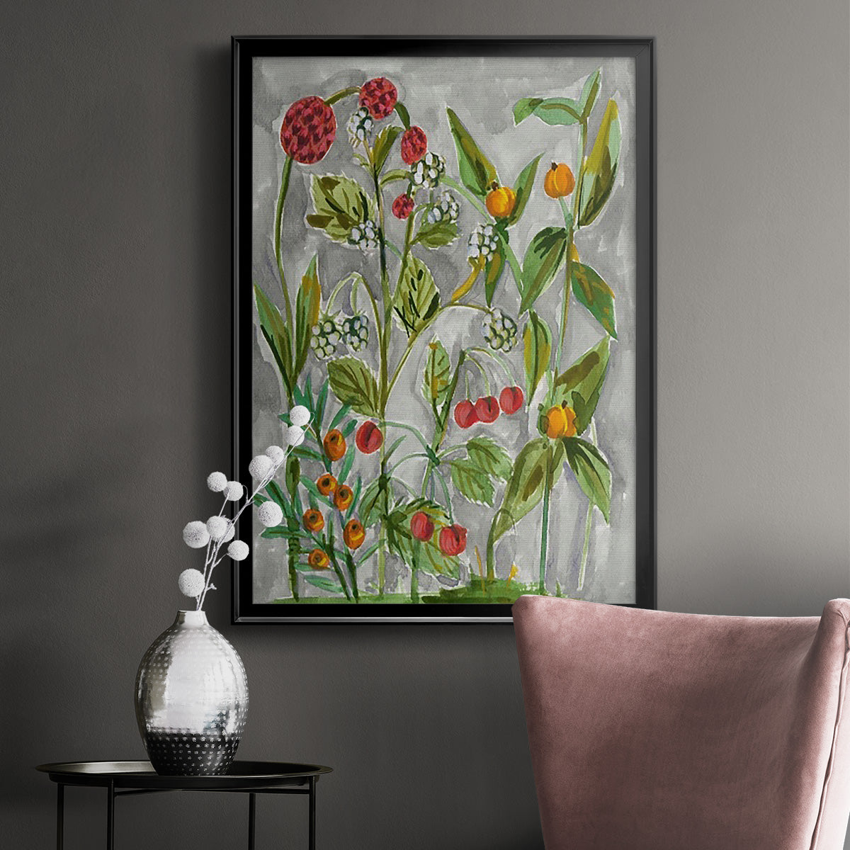 Dear Nature II - Modern Framed Canvas Print