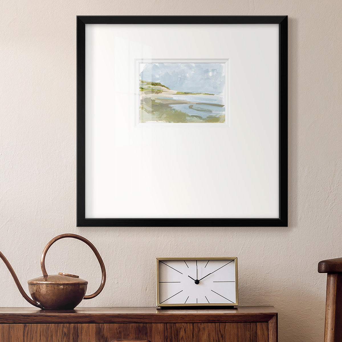 Sea Cove Impression II Premium Framed Print Double Matboard