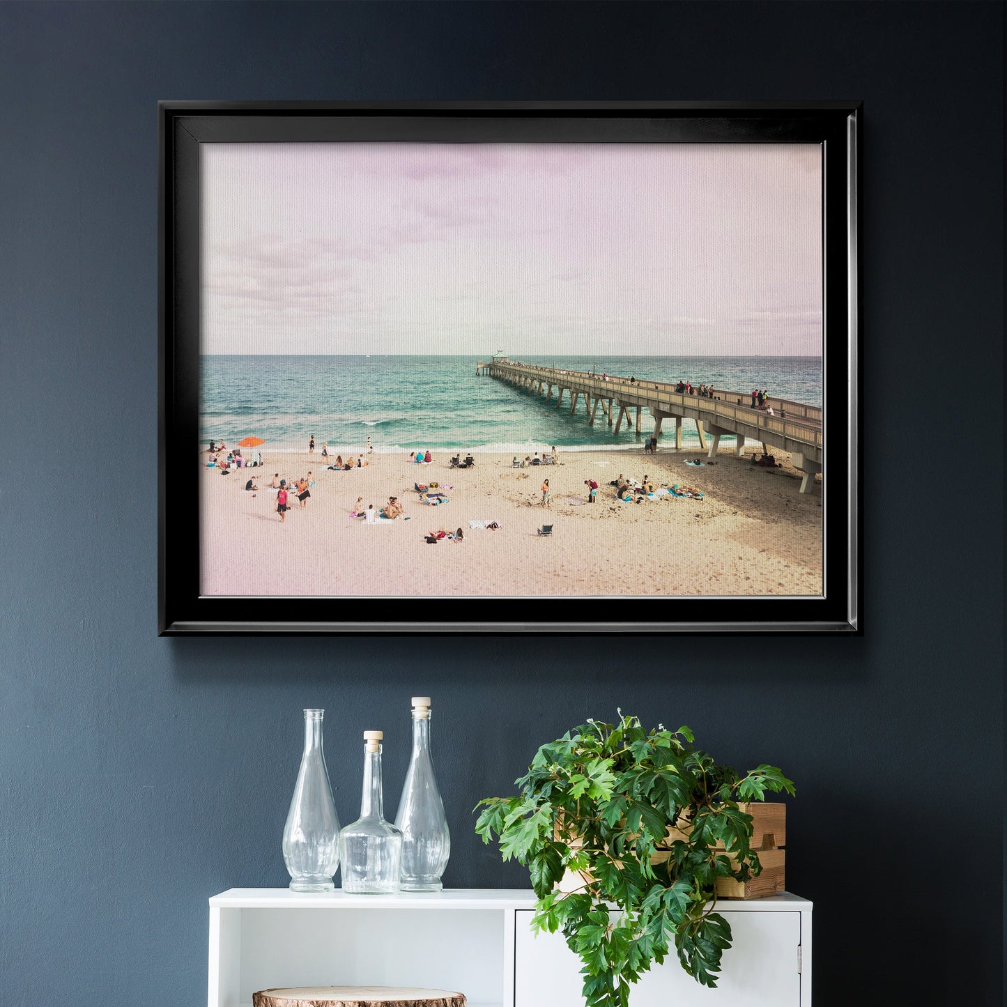 Deerfield Beach Premium Classic Framed Canvas - Ready to Hang