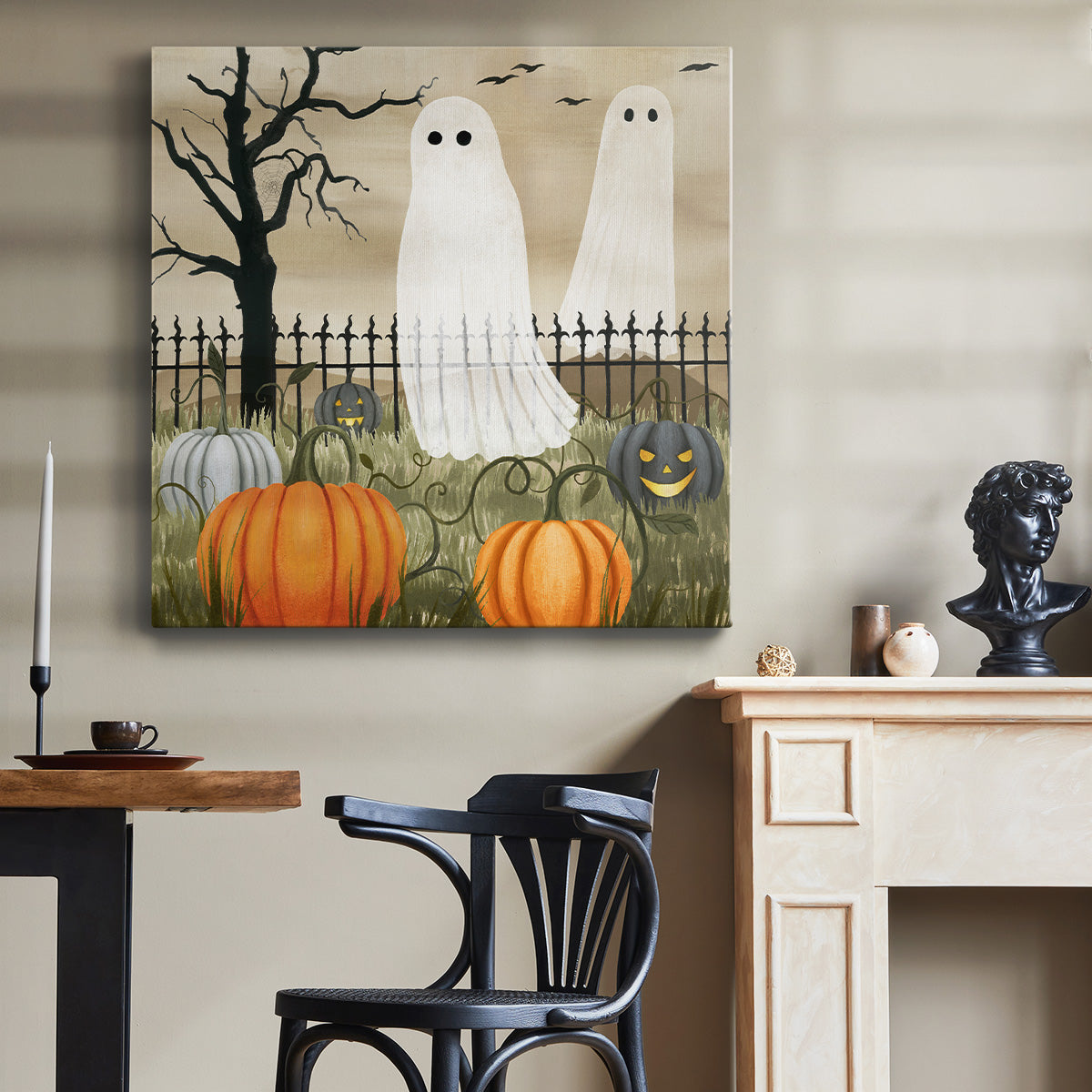 Haunted Pumpkin Patch I - Canvas Art Print