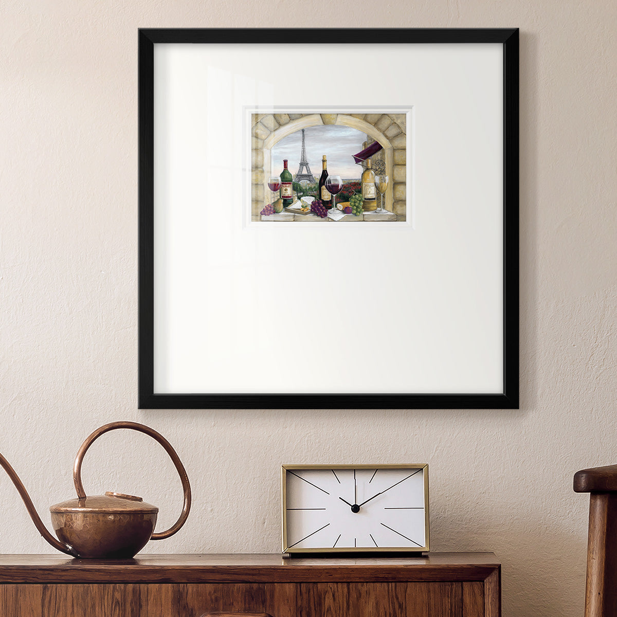 Paris Delight Premium Framed Print Double Matboard