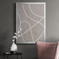 Fissures I - Modern Framed Canvas Print