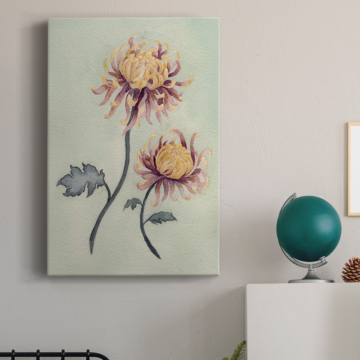 Chrysanthemum Beauty II - Canvas Art Print