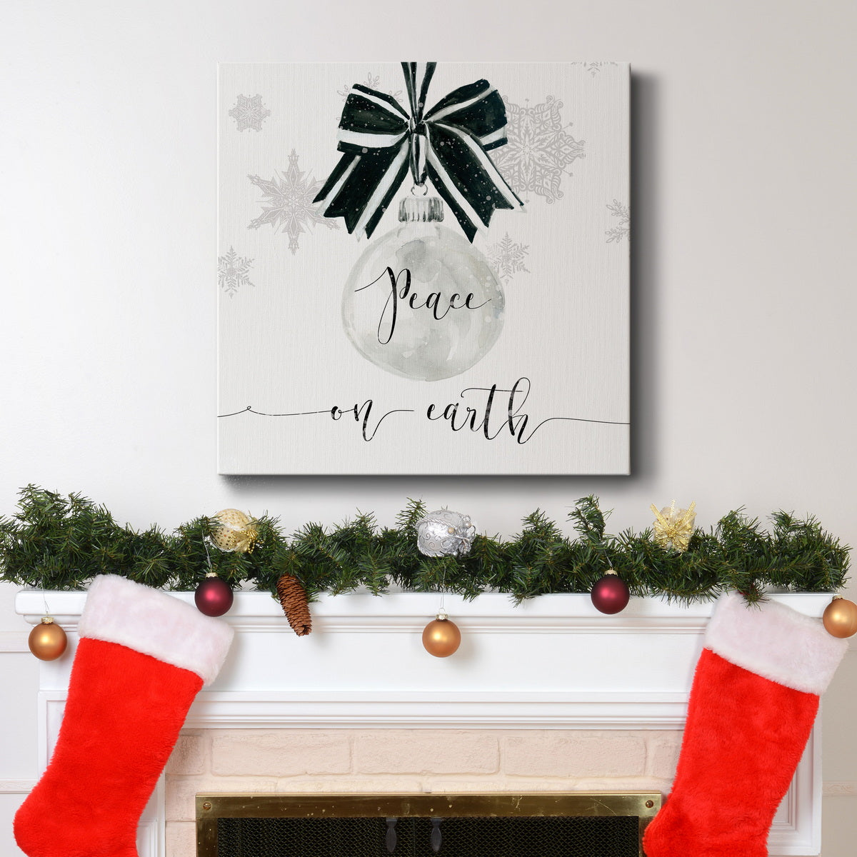 Peace Ornament-Premium Gallery Wrapped Canvas - Ready to Hang