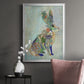 Fantastic Florals Hare, Sitting - Modern Framed Canvas Print