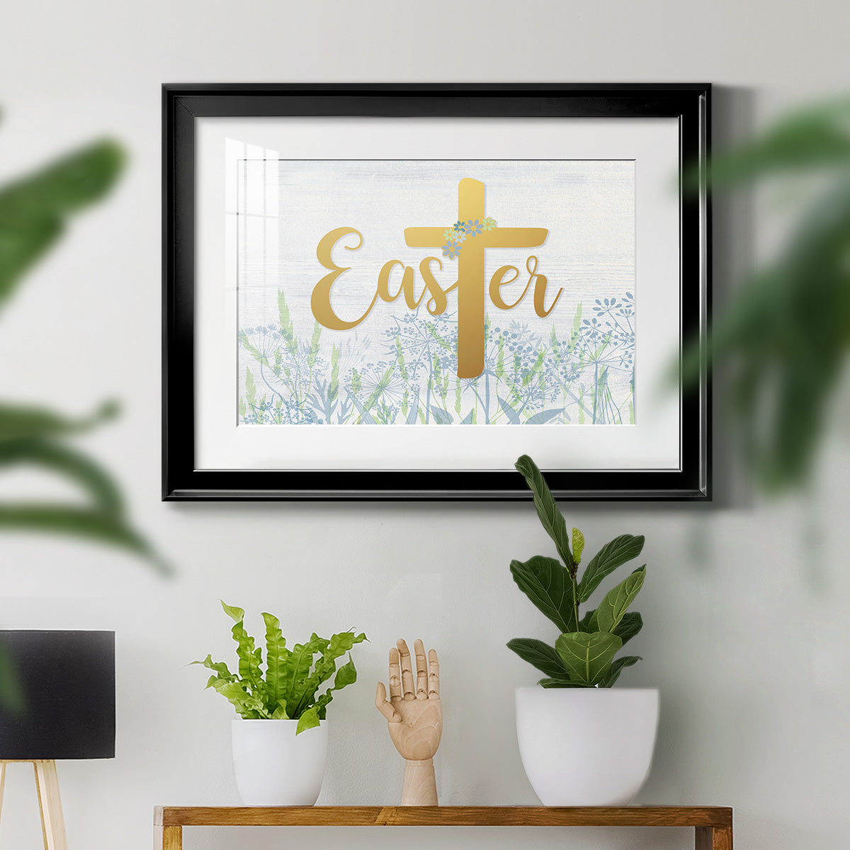 Easter Wildflowers - Modern Framed Art Print