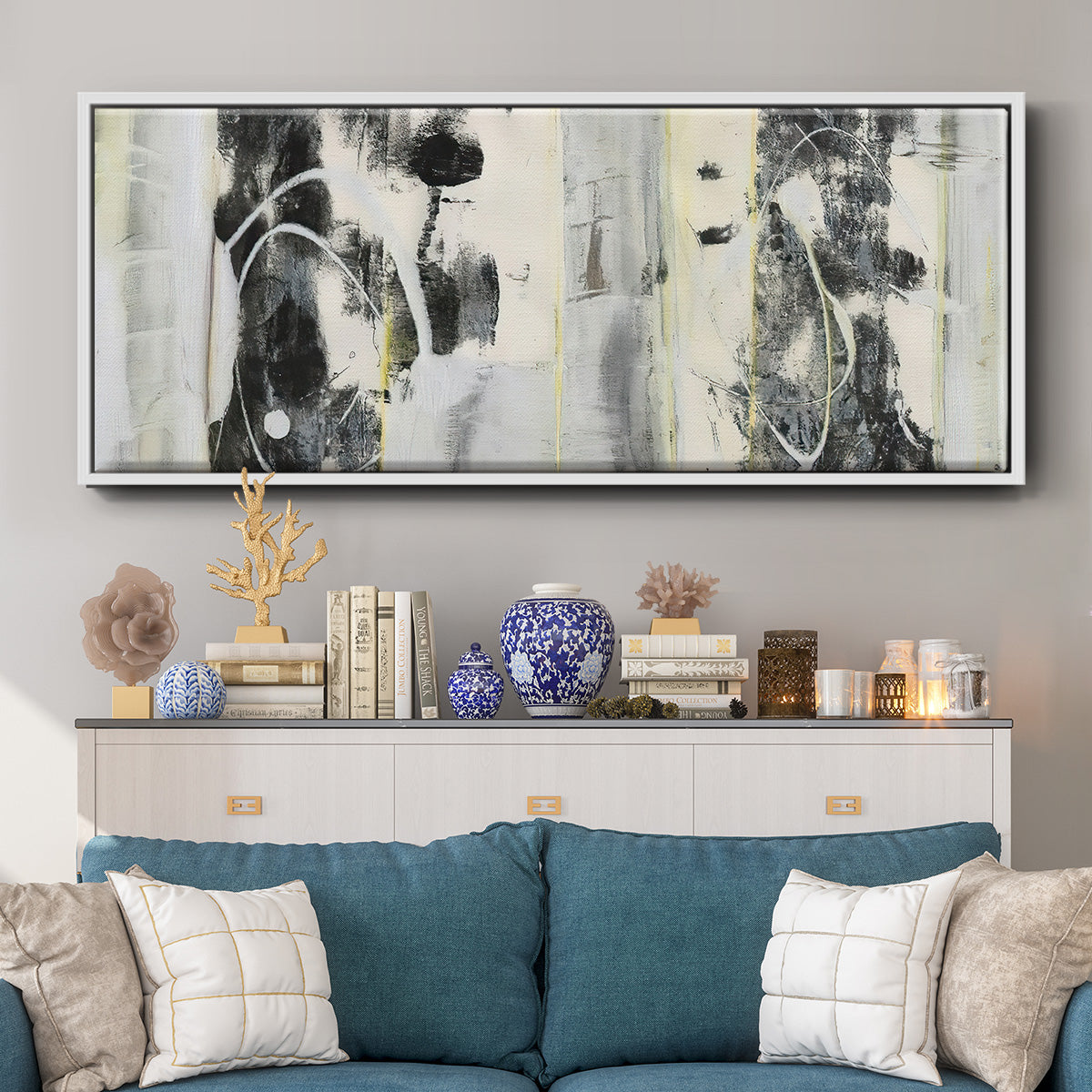 Standing Tall I - Floater Framed Canvas Print