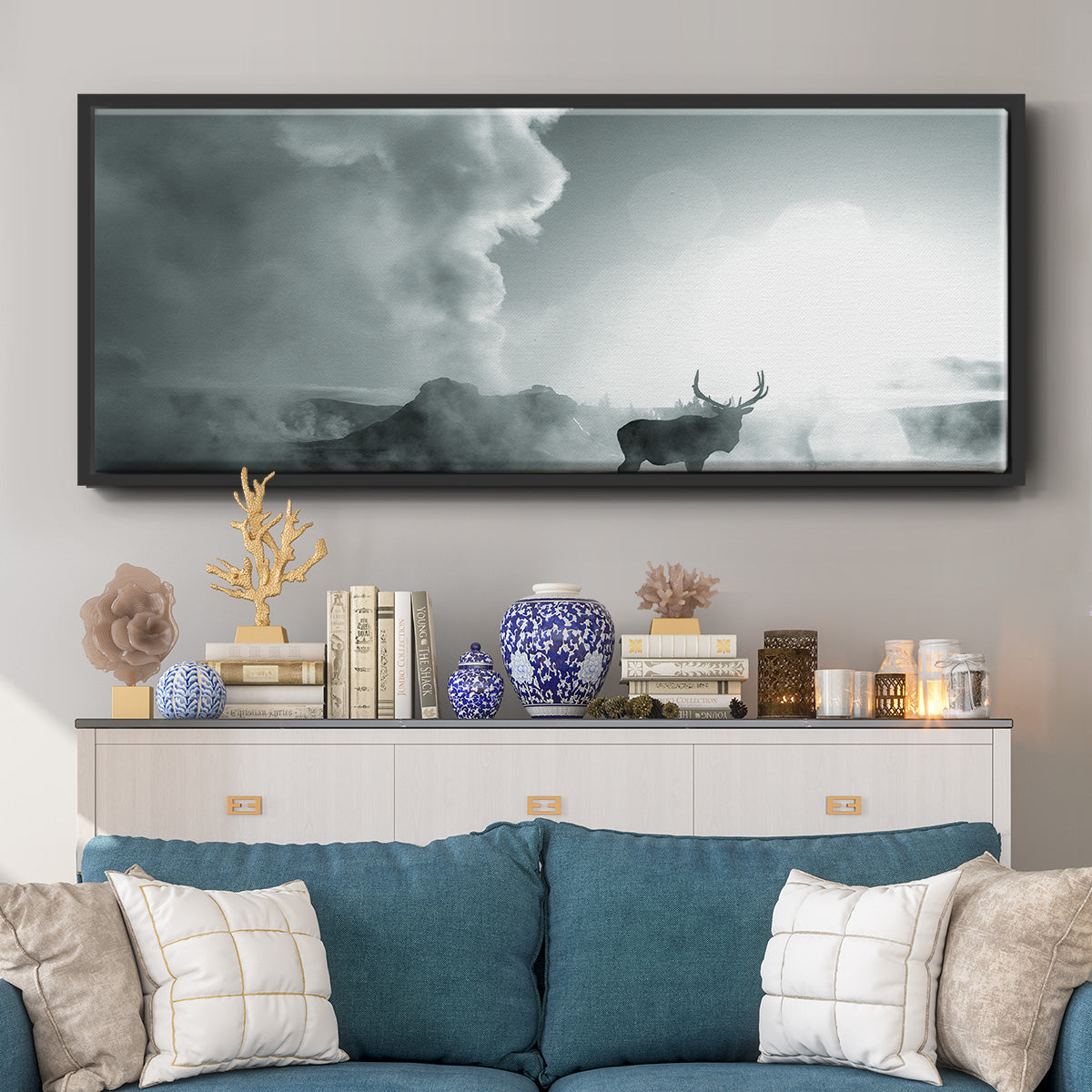 Majestic Moment - Floater Framed Canvas Print