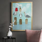 Silly Seagulls - Modern Framed Canvas Print