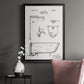 Vintage Bath I - Modern Framed Canvas Print