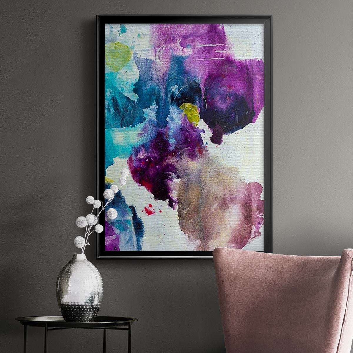 Dreaming II - Modern Framed Canvas Print