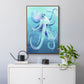 Octopus Framed Premium Gallery Wrapped Canvas - Ready to Hang