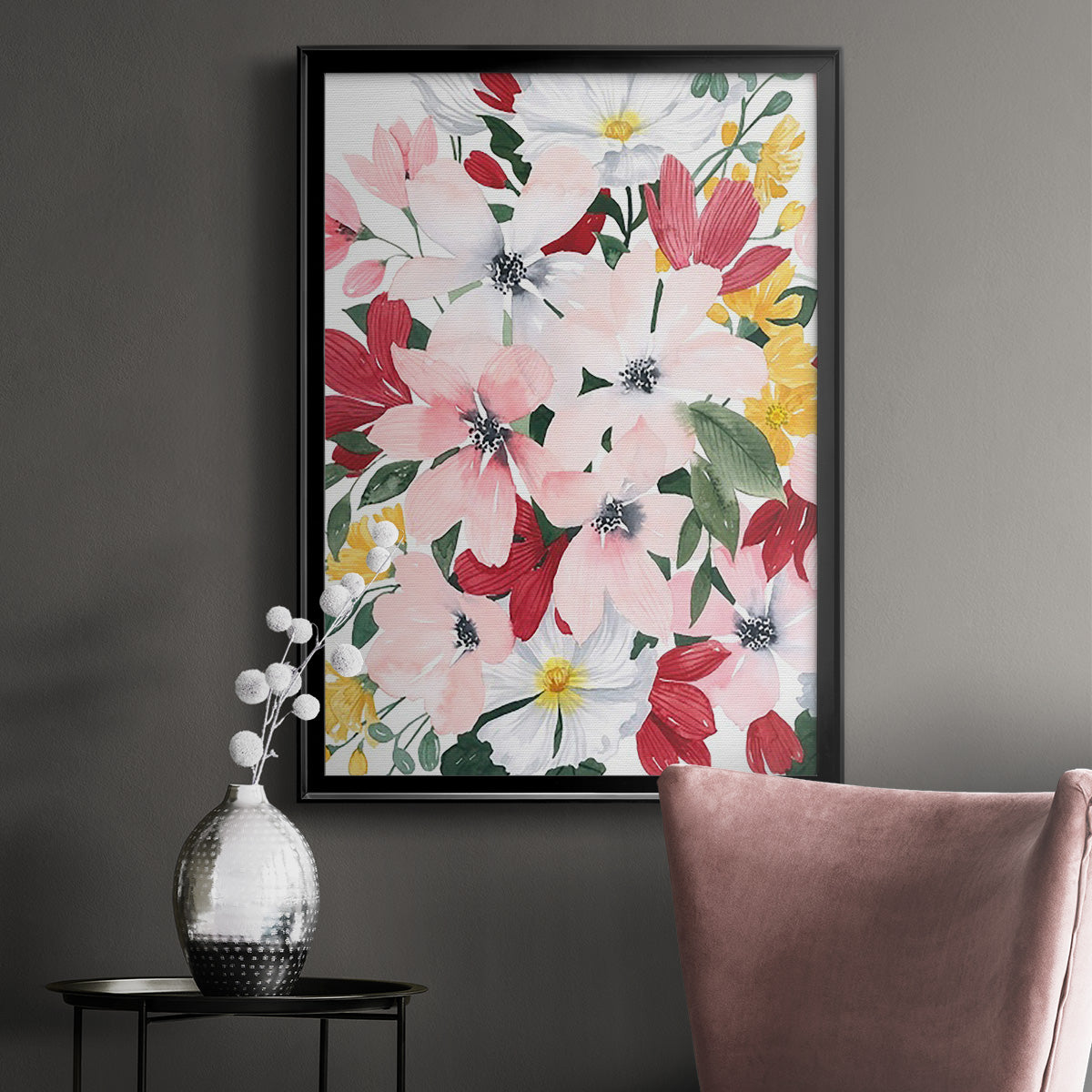 Spring Bliss I - Modern Framed Canvas Print