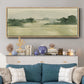 Watercolor Pasture I - Floater Framed Canvas Print