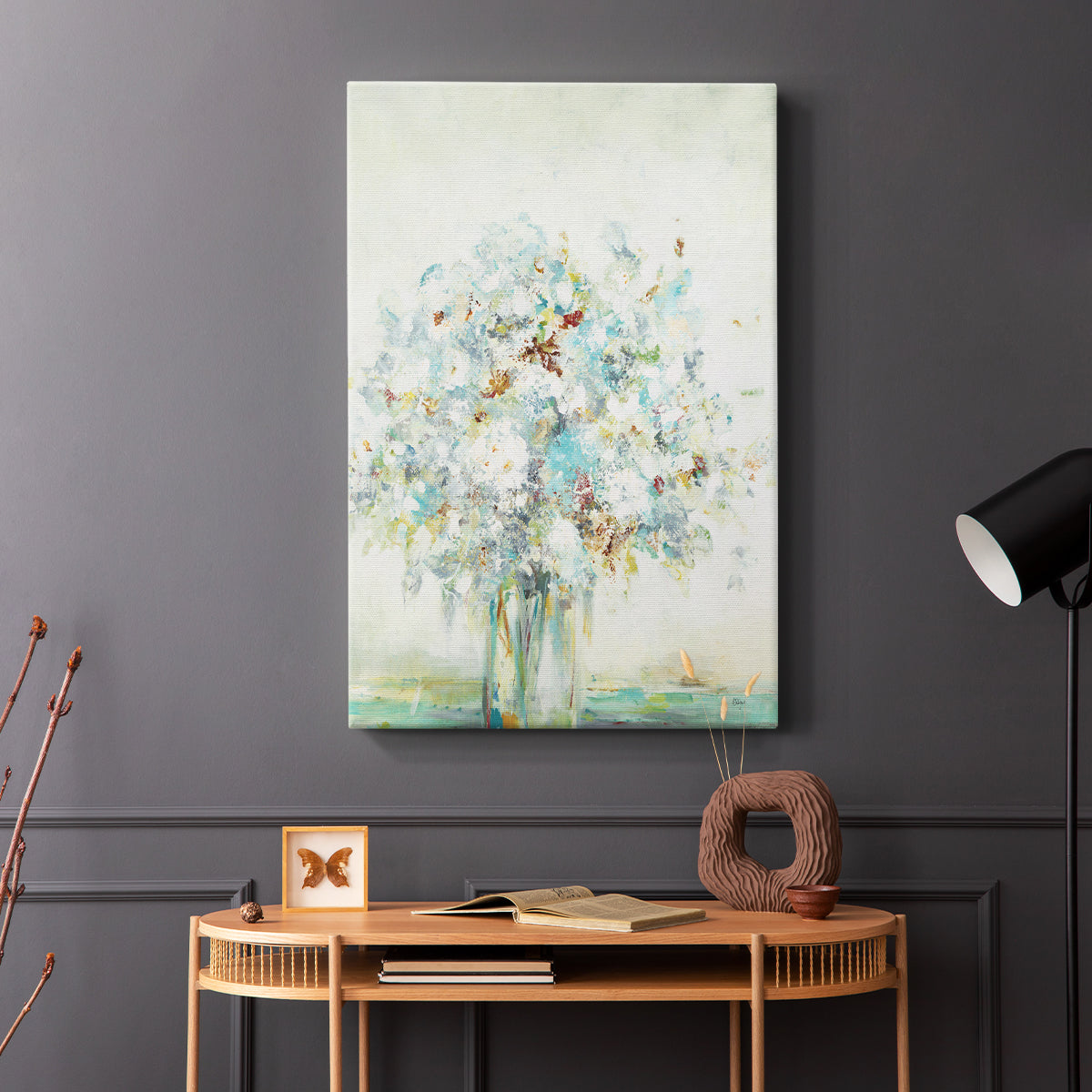 Textured Bouquet - Canvas Art Print