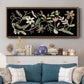 Pressed Flowers I - Floater Framed Canvas Print