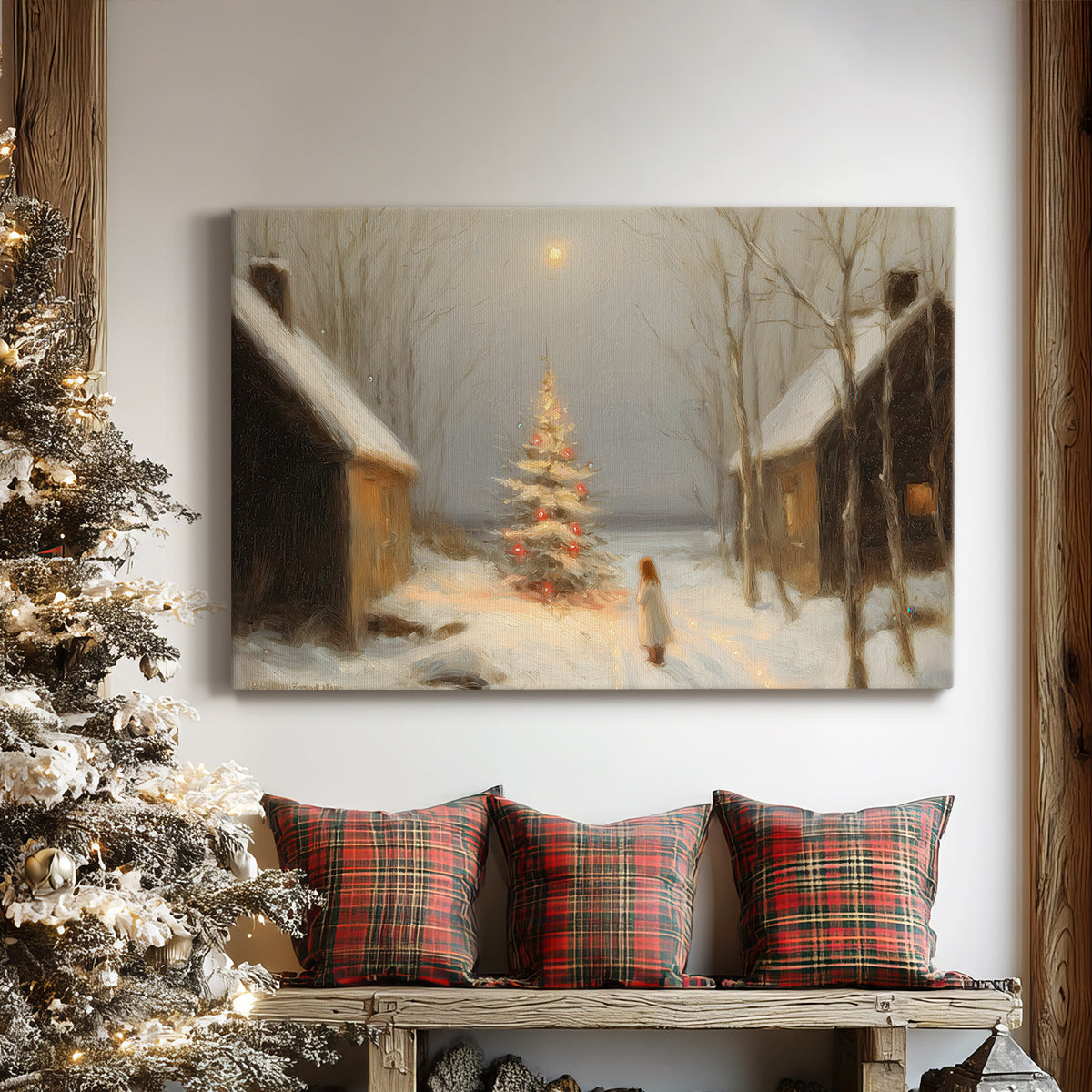 Amber Promise of Cottage - Canvas Art Print