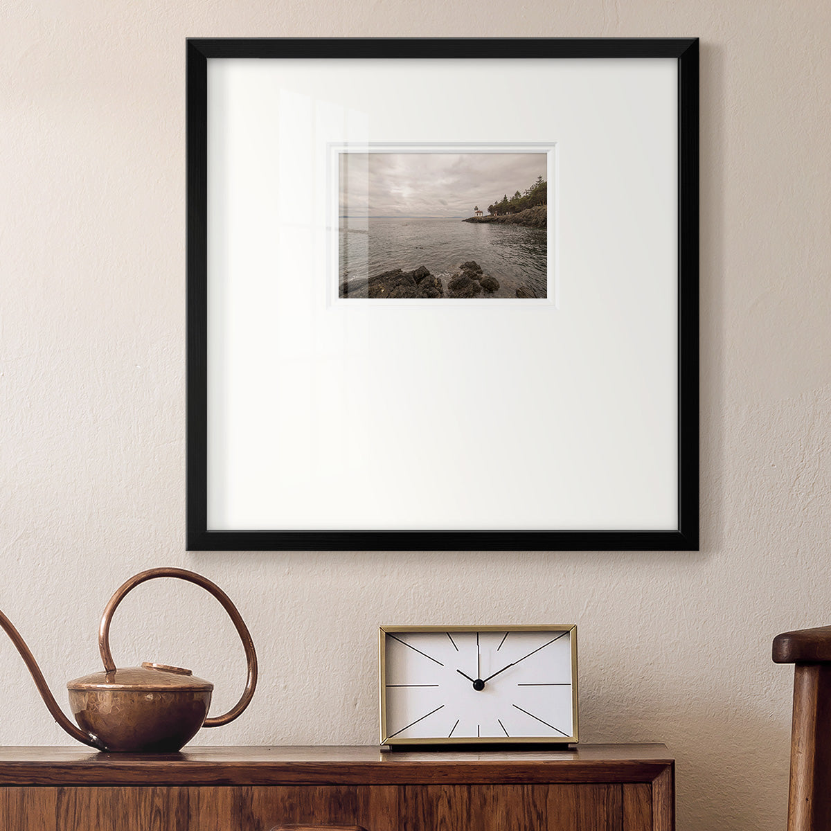 Solitary Premium Framed Print Double Matboard