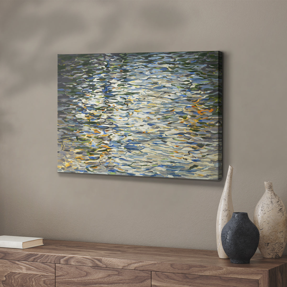 Water Reflections - Canvas Art Print