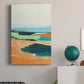 Aqua and Orange II Premium Gallery Wrapped Canvas - Ready to Hang