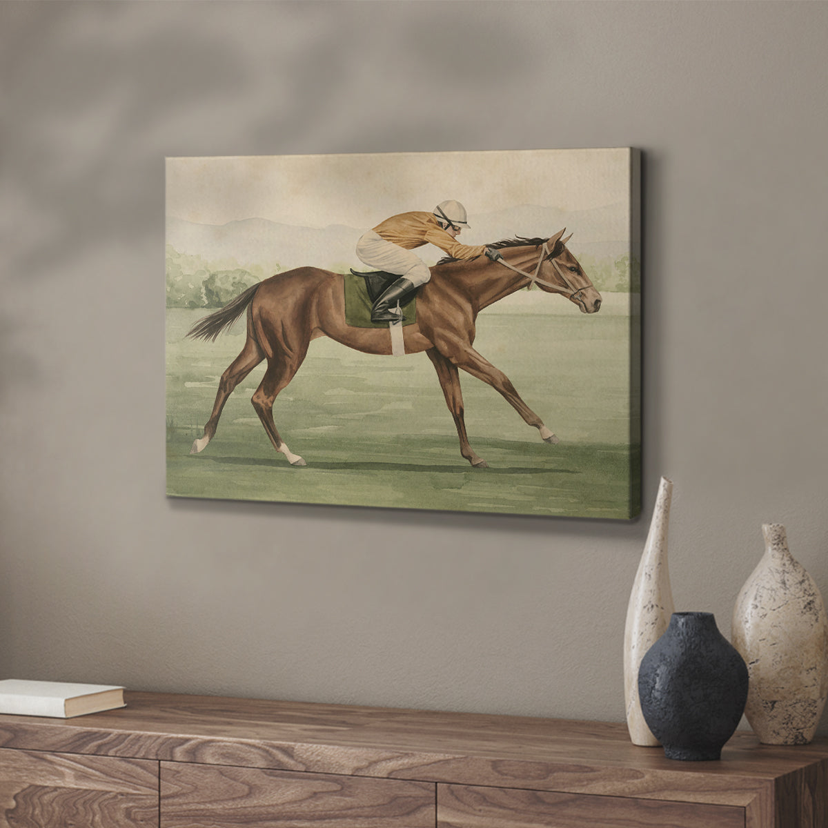 Vintage Equestrian II - Canvas Art Print