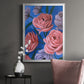 Layered Petals I - Modern Framed Canvas Print