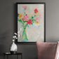 Painterly Soft Bouquet I - Modern Framed Canvas Print