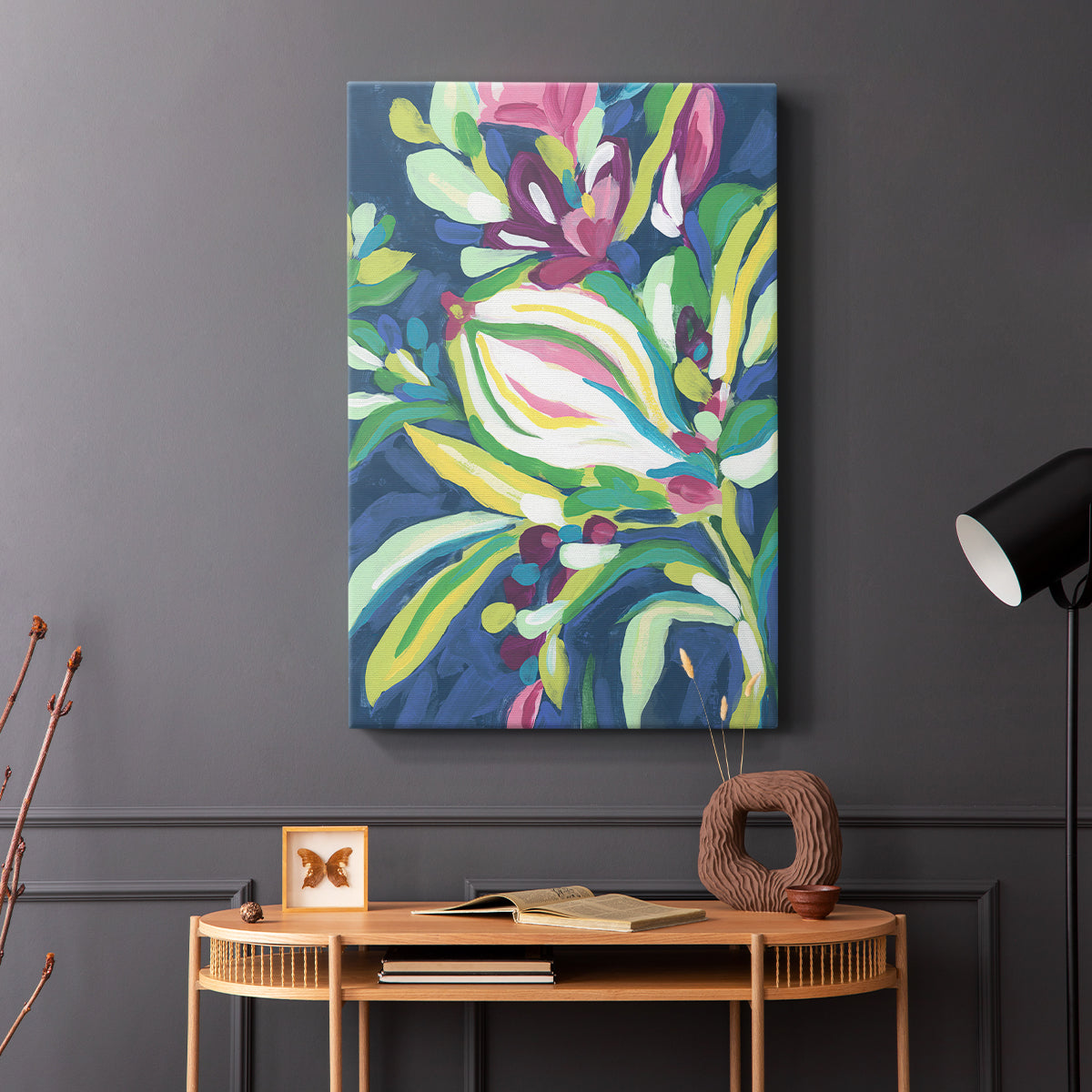 Blue Tropics II - Canvas Art Print